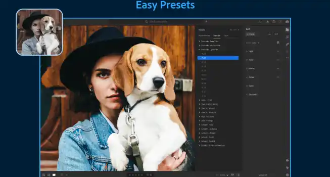 Apply Lightroom Preset for quick edit 