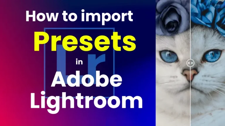 how to import presets in adobe lightroom 2024